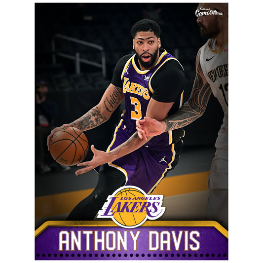 Los Angeles Lakers Anthony Davis  GameStar        - Officially Licensed NBA Removable Wall   Adhesive Decal
