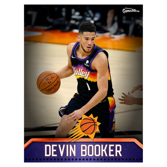 Phoenix Suns Devin Booker 2021 GameStar        - Officially Licensed NBA Removable Wall   Adhesive Decal