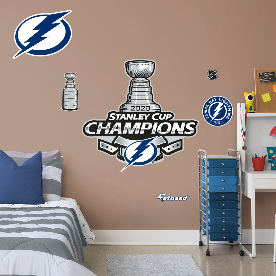 Tampa Bay Lightning Stanley Cup Wall Decal Fathead Official Site