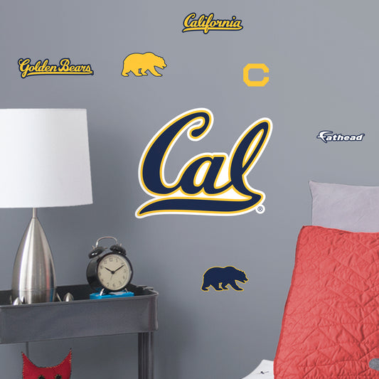 Cal Golden Bears  POD Teammate Logo  - Officially Licensed NCAA Removable Wall Decal