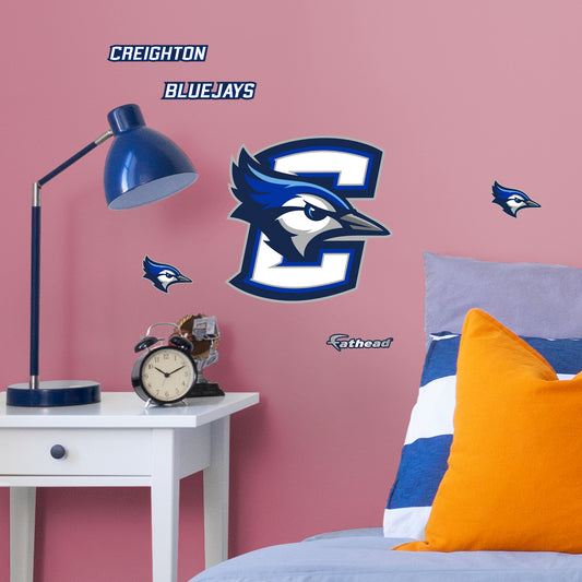 Creighton Blue Jays  POD Teammate Logo  - Officially Licensed NCAA Removable Wall Decal