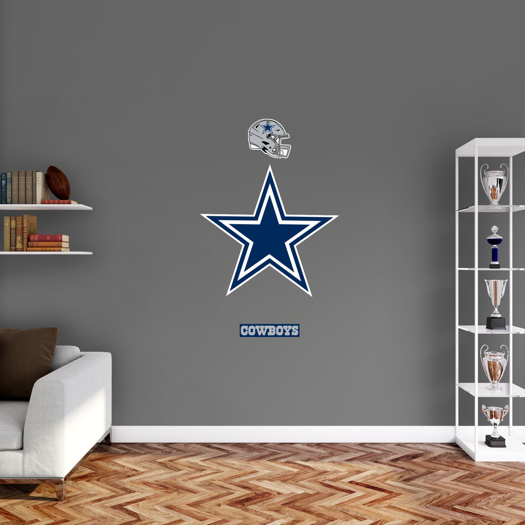Dallas Cowboys - RealBig Logo Collection - Official NFL - Reusable Vin ...
