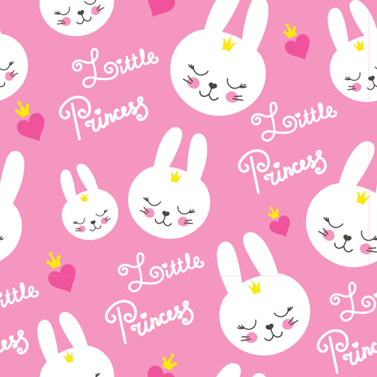 Some Bunny Loves You Princess  - Peel & Stick Wallpaper