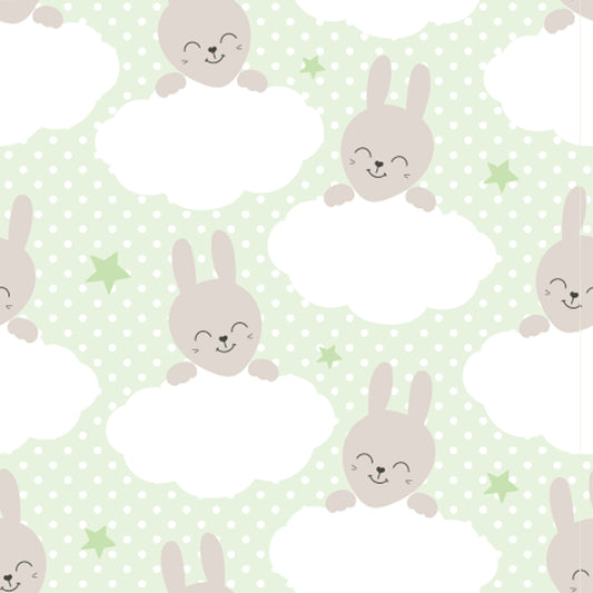Good Hare Day - Peel & Stick Wallpaper
