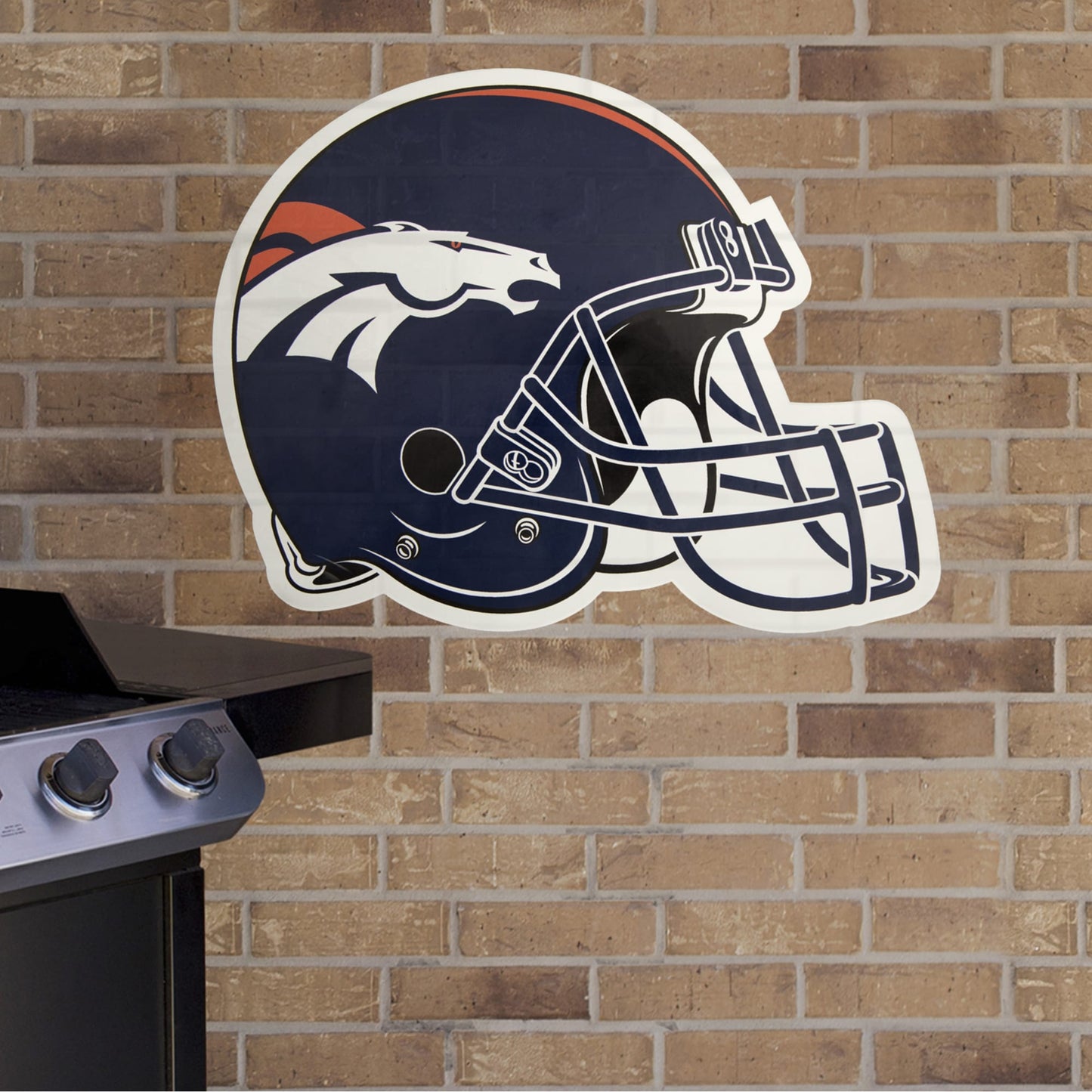 Denver Broncos:  Helmet        - Officially Licensed NFL    Outdoor Graphic