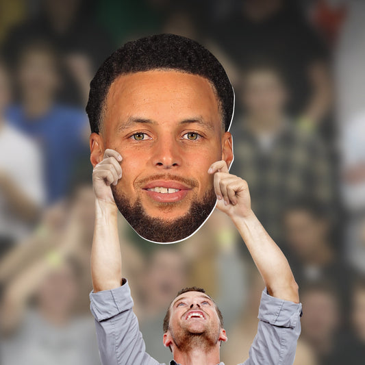 Golden State Warriors: Steph Curry    Foam Core Cutout  - Officially Licensed NBA    Big Head