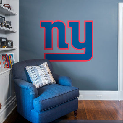 New York Giants:  Logo        - Officially Licensed NFL Removable Wall   Adhesive Decal
