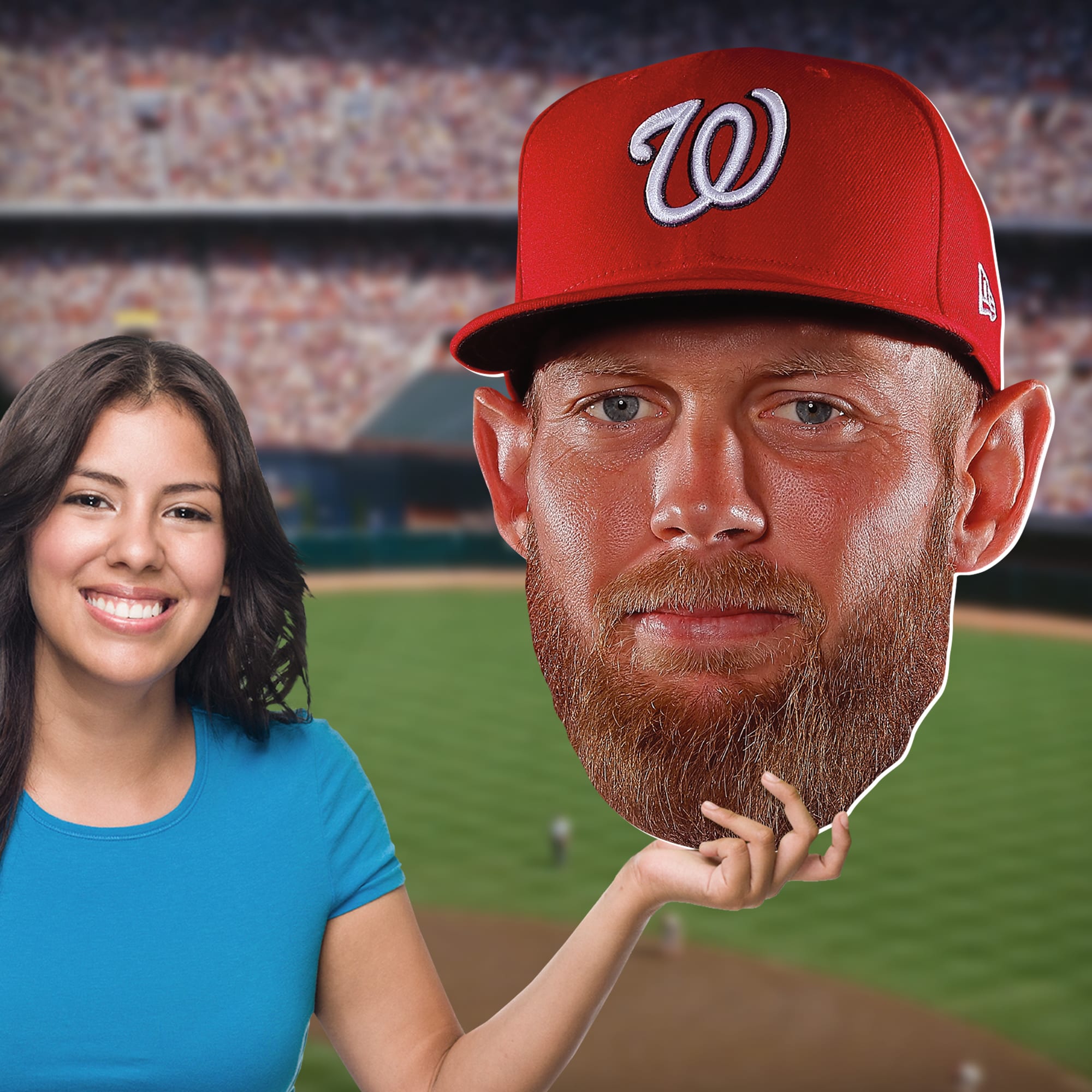 Mlb Head Stephen Strasburg - Big Head - Official MLB - Washington Nationals - F ...