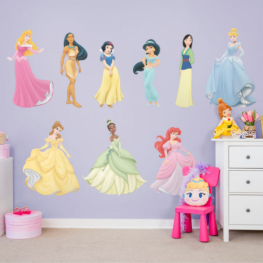 Disney Princesses:  Collection 2        - Officially Licensed Disney Removable     Adhesive Decal