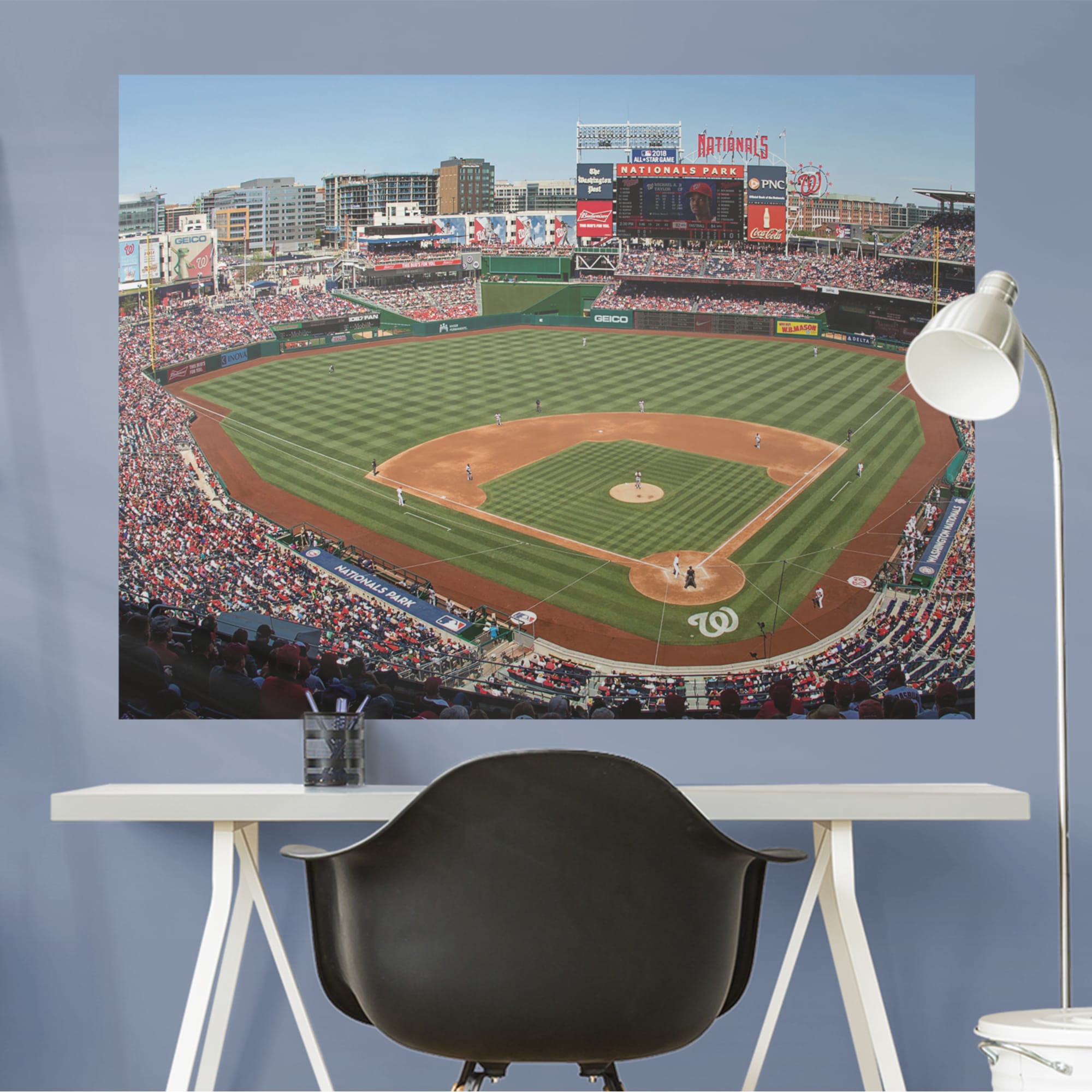 Washington Nationals: Behind Home Plate Mural - Officially Licensed ML ...