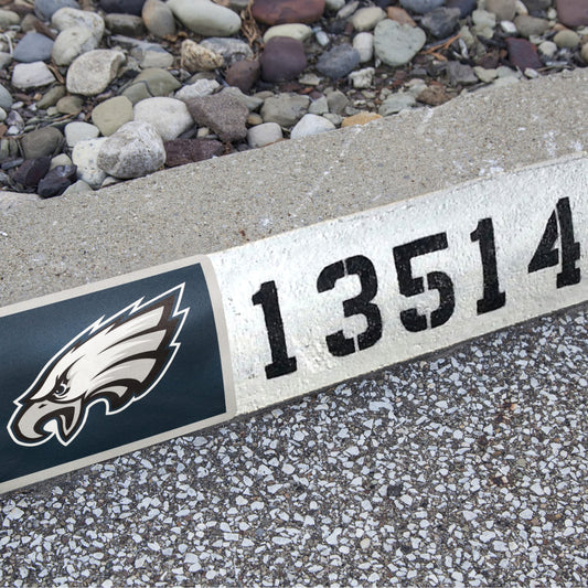 Philadelphia Eagles:  Alumigraphic Address Block Logo        - Officially Licensed NFL    Outdoor Graphic