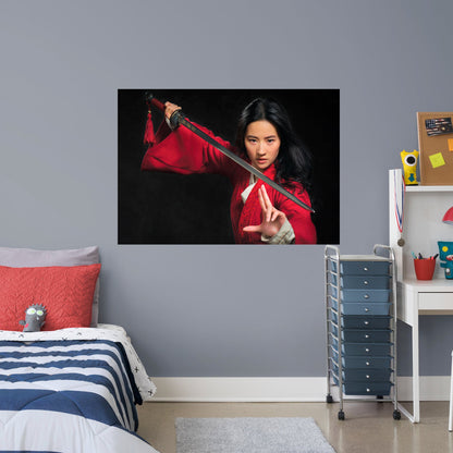 Mulan:  Live Action Mural        - Officially Licensed Disney Removable Wall   Adhesive Decal