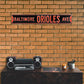 Baltimore Orioles Steel Street Sign-BALTIMORE ORIOLES AVE