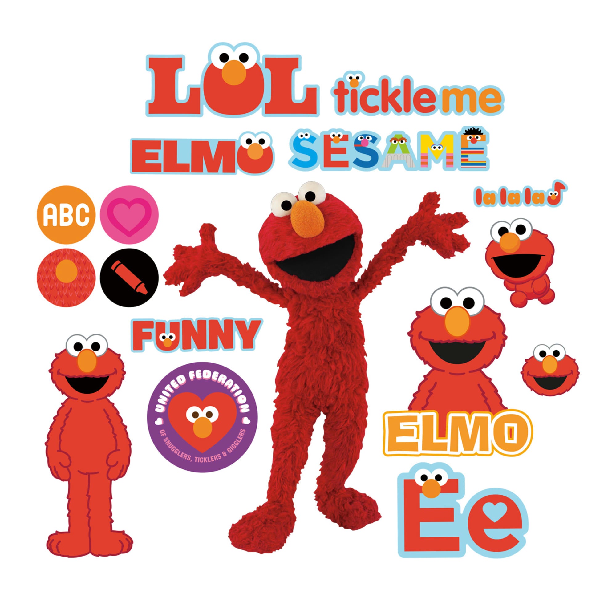 Java Poster Elmo Elmo Removable Wall Decal | Fathead Official Site