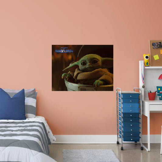 The Mandalorian 2: Baby Yoda Mural        - Officially Licensed Star Wars Removable Wall   Adhesive Decal