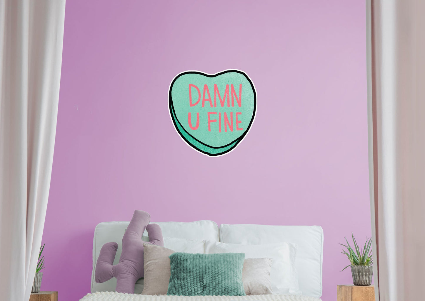 Damn You Fine        - Officially Licensed Big Moods Removable     Adhesive Decal
