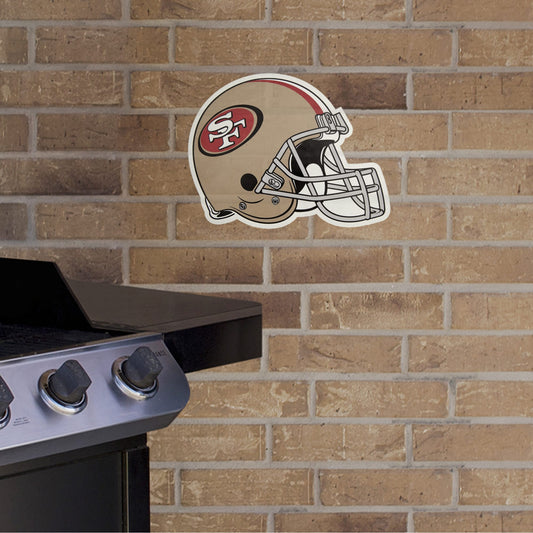 San Francisco 49ers:  Helmet        - Officially Licensed NFL    Outdoor Graphic
