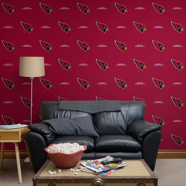 Arizona Cardinals Line 15.6' L x 24 W Peel and Stick Wallpaper Roll Fathead Color: Gray, NFL Team: Dallas Cowboys