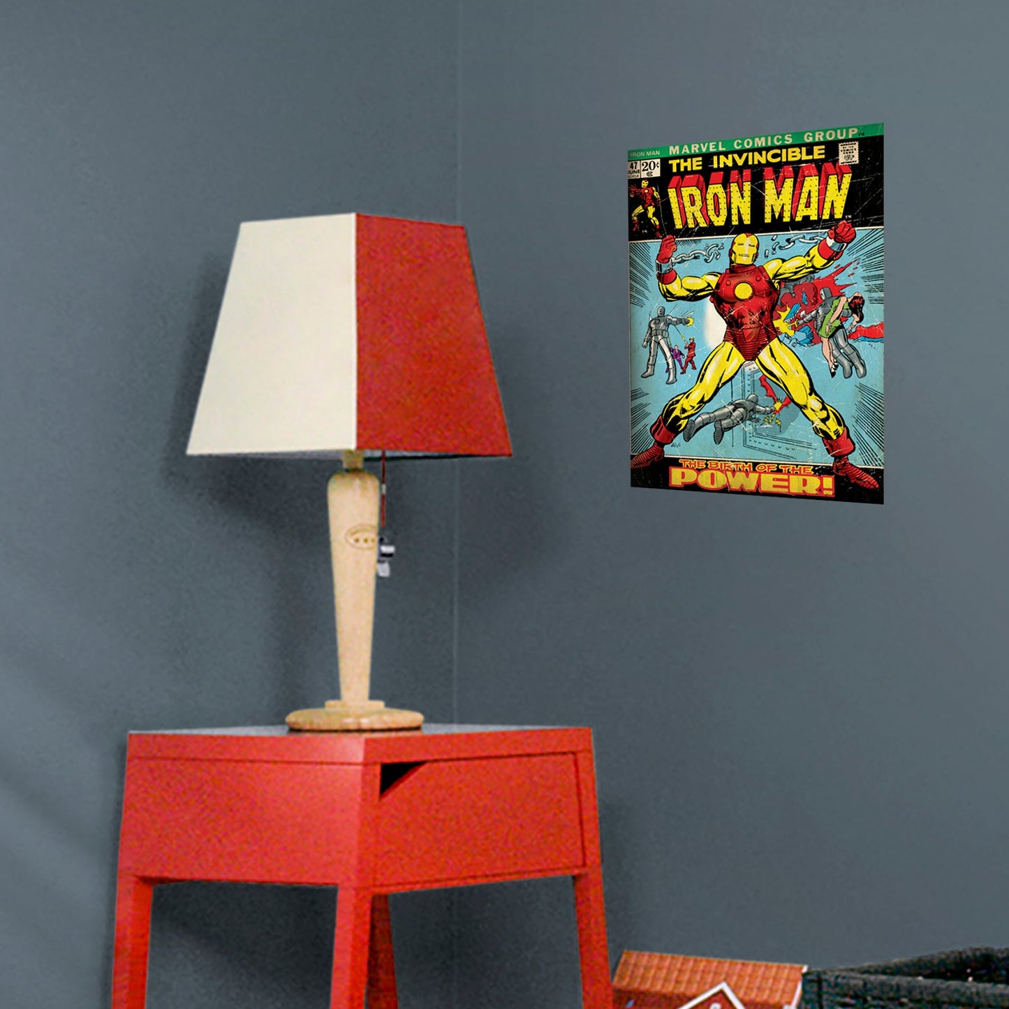 Iron Man:  The Invincible Iron Man Mural        - Officially Licensed Marvel Removable     Adhesive Decal