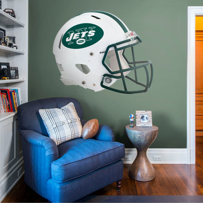 New York Jets: 2022 Helmet - Officially Licensed NFL Removable Adhesiv