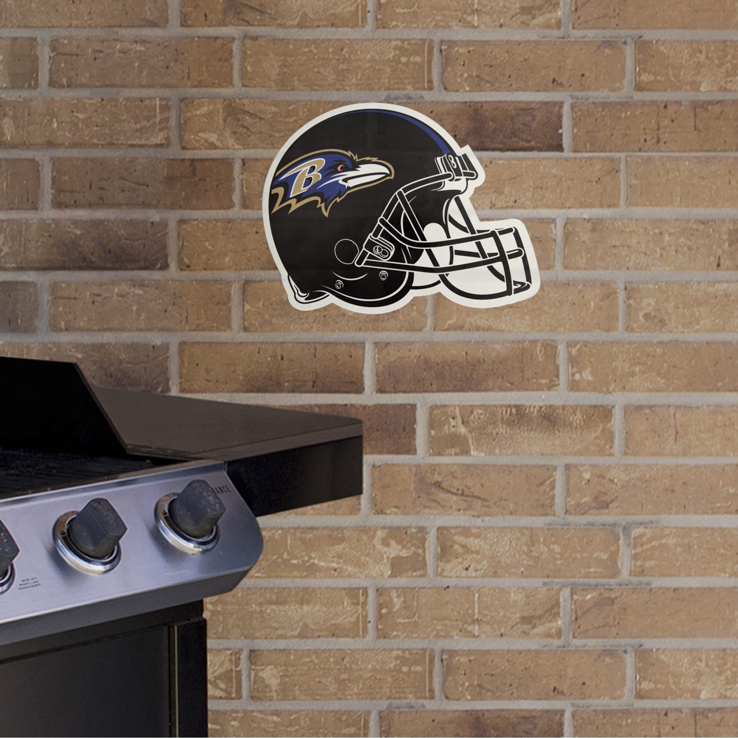 Baltimore Ravens:  Helmet        - Officially Licensed NFL    Outdoor Graphic