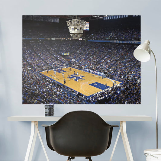 U of Kentucky: Kentucky Wildcats Rupp Arena Corner View Mural        - Officially Licensed NCAA Removable Wall   Adhesive Decal