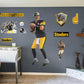 Pittsburgh Steelers: Ben Roethlisberger Throwing        - Officially Licensed NFL Removable Wall   Adhesive Decal