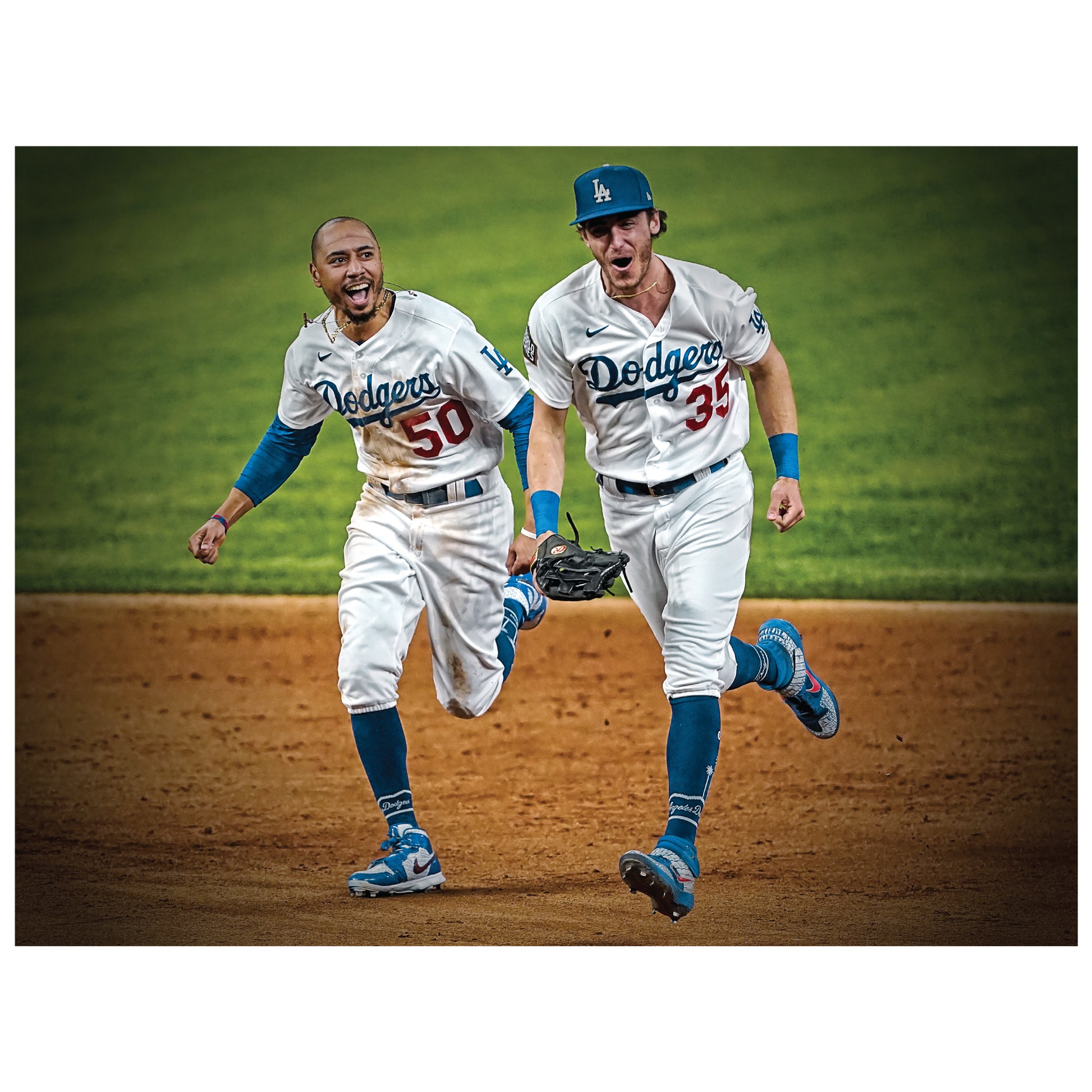Men's Los Angeles Dodgers Mookie Betts 50 2020 World Series