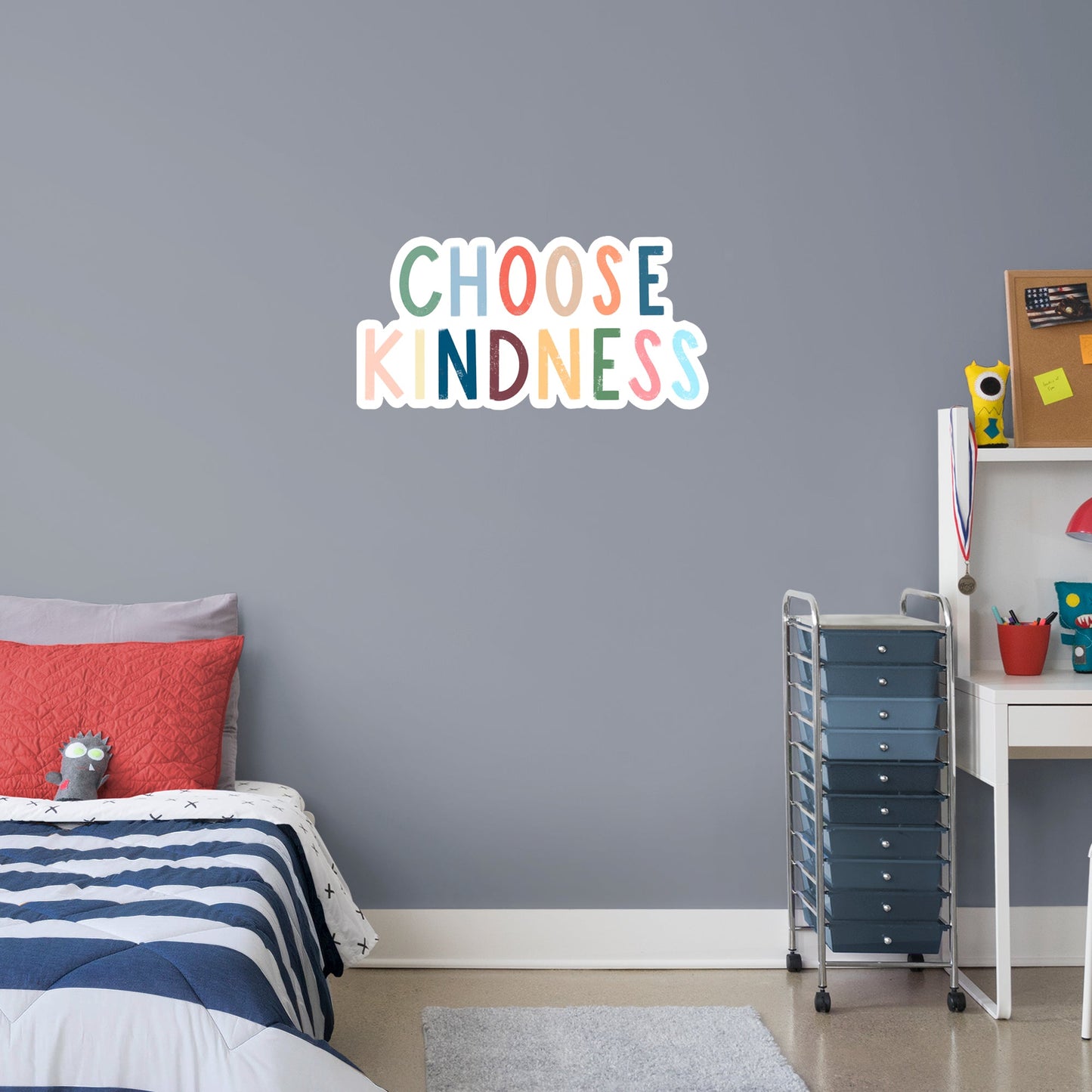 Choose Kindness Multicolor        - Officially Licensed Big Moods Removable     Adhesive Decal
