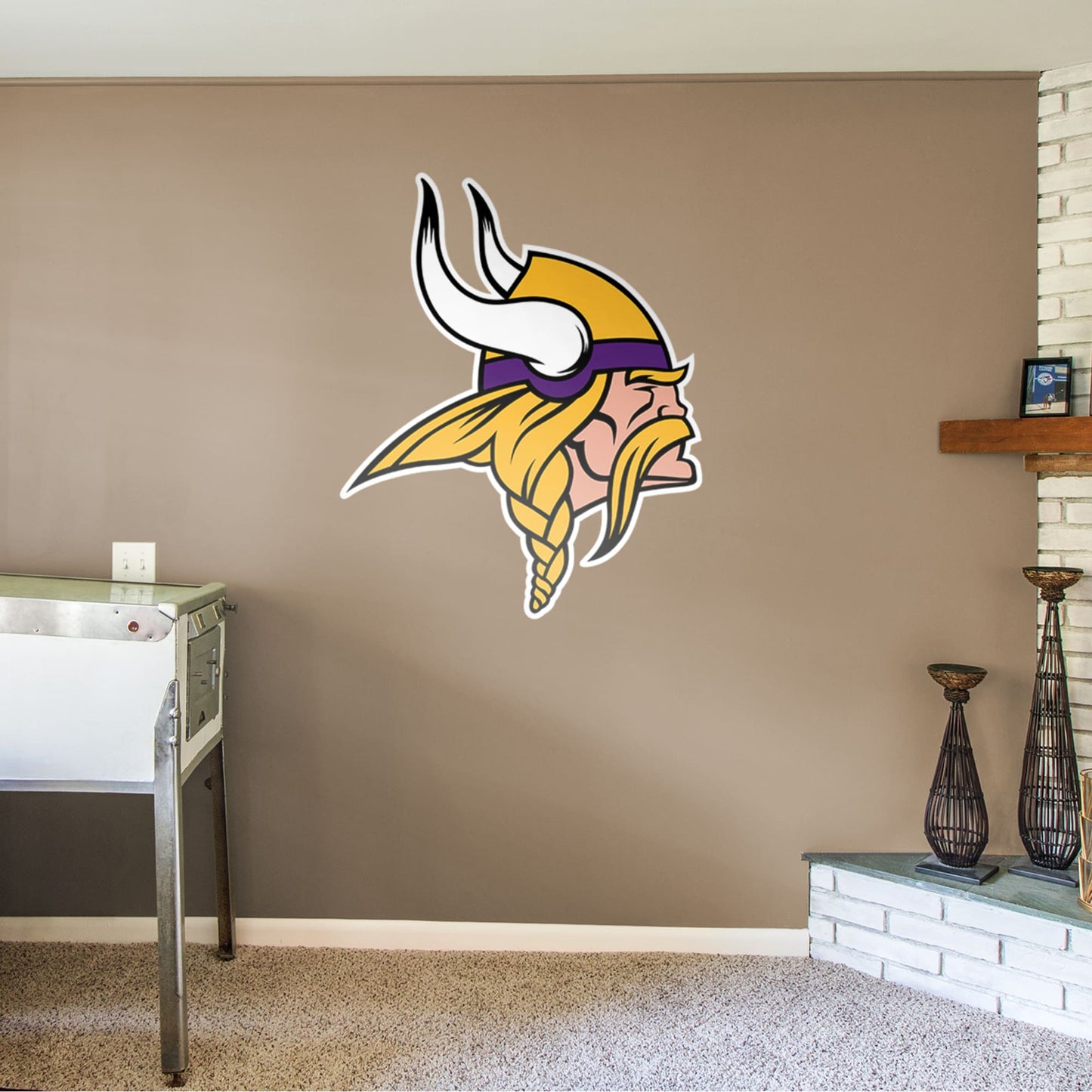 Minnesota Vikings:          - Officially Licensed NFL Removable Wall   Adhesive Decal