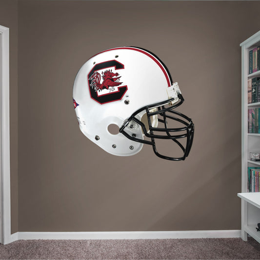U of South Carolina: South Carolina Gamecocks Helmet        - Officially Licensed NCAA Removable     Adhesive Decal