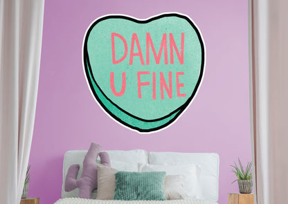 Damn You Fine        - Officially Licensed Big Moods Removable     Adhesive Decal