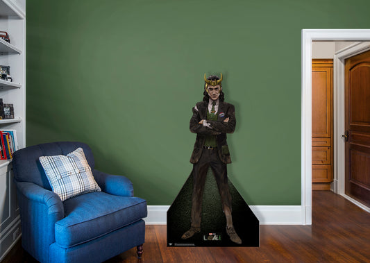 Loki:  with Crown   Foam Core Cutout  - Officially Licensed Marvel    Stand Out