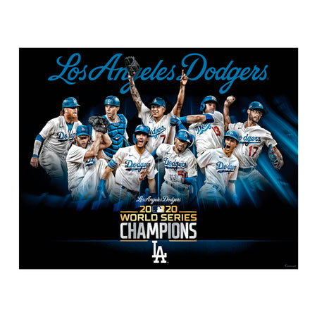 LA Dodgers 2020 World Series Champions 3D Metal Wall Art – Hex