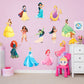 Disney Princesses: Collection 1 - Officially Licensed Disney Removable Adhesive Decal