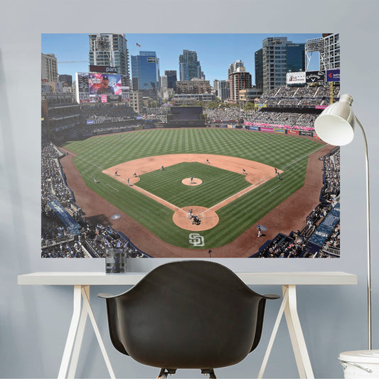 San Diego Padres:  Behind Home Plate Mural        - Officially Licensed MLB Removable Wall   Adhesive Decal