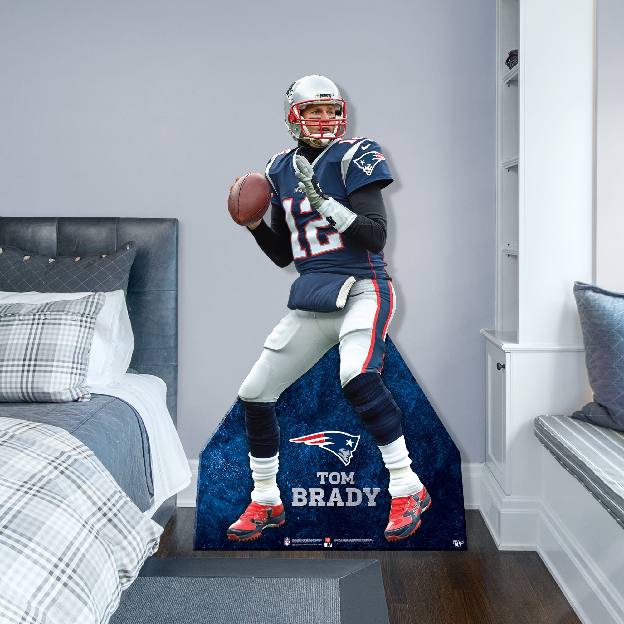 Tom Brady Life Size Cutout – Blue Jacket – Celebrity Cutouts