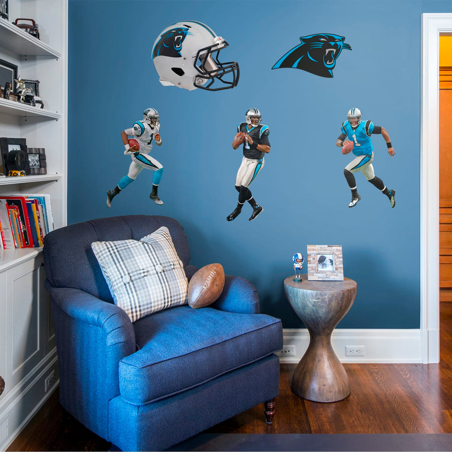 Cam Newton - RealBig Collection - Official NFL - Carolina Panthers - Reusable Vinyl Wall Decals #1