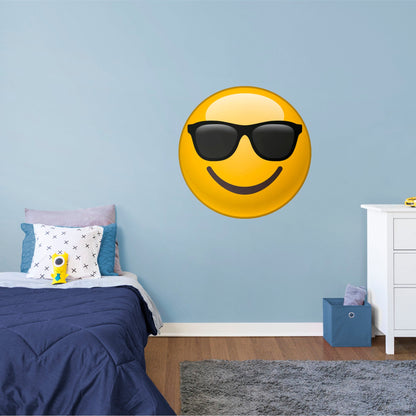 Fathead Faces:  Sunglasses Smiley        -   Removable     Adhesive Decal