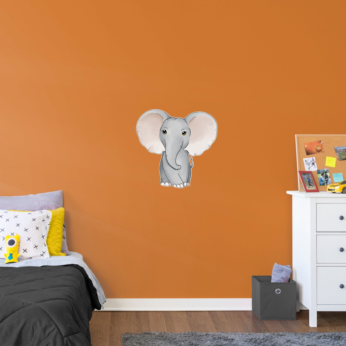 Baby Elephant        - Officially Licensed Big Moods Removable     Adhesive Decal