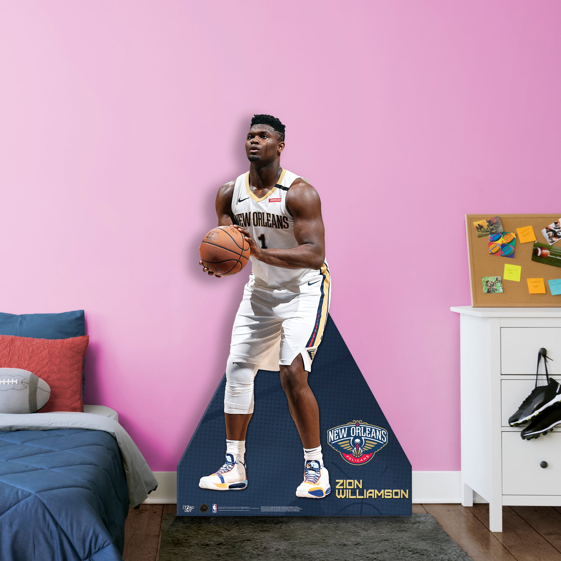 New Orleans Pelicans: Zion Williamson 2021 Mini Cardstock Cutout - Off –  Fathead