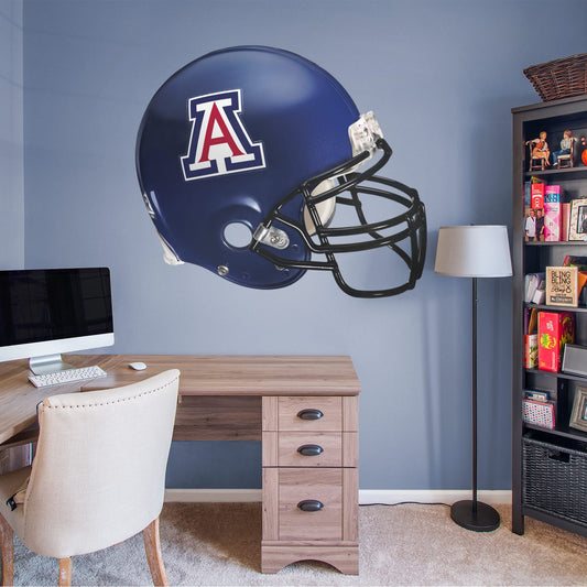 U of Arizona: Arizona Wildcats Helmet        - Officially Licensed NCAA Removable     Adhesive Decal