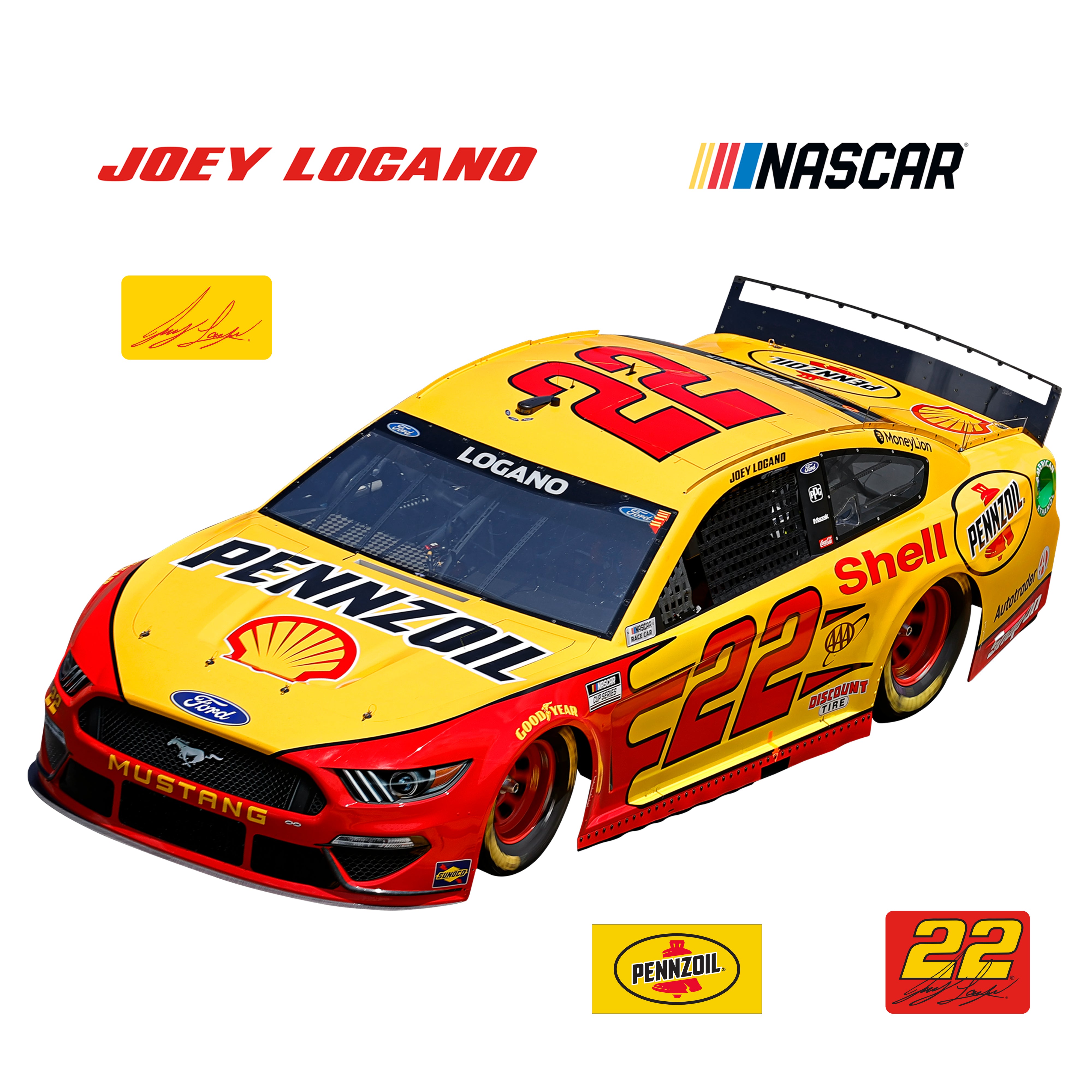 Raffreddatore Per Lattina Joey Logano Pennzoil NASCAR – Manicotto Isolante 12 Oz
