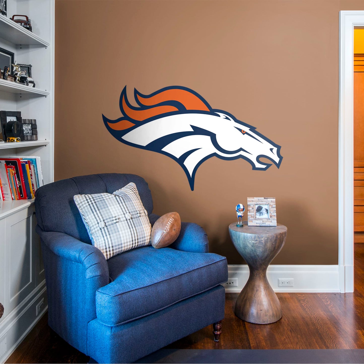 Denver Broncos:  Logo        - Officially Licensed NFL Removable Wall   Adhesive Decal