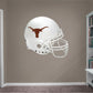 U of Texas: Texas Longhorns Helmet     Helmet  - Officially Licensed NCAA Removable     Adhesive Decal