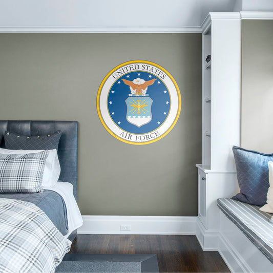 U.S. Air Force: Seal Icon        - Officially Licensed Air Force Removable     Adhesive Decal