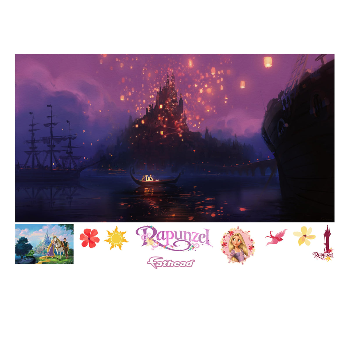 Tangled Movie Pattern Tangled Lantern Poster