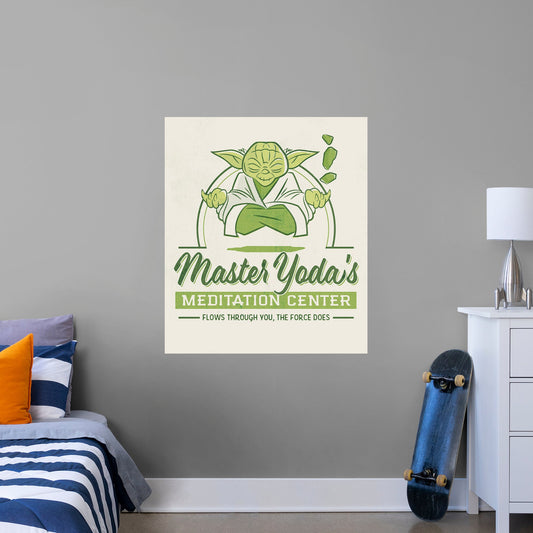 Master Yoda Comic Mural        - Officially Licensed Star Wars Removable Wall   Adhesive Decal