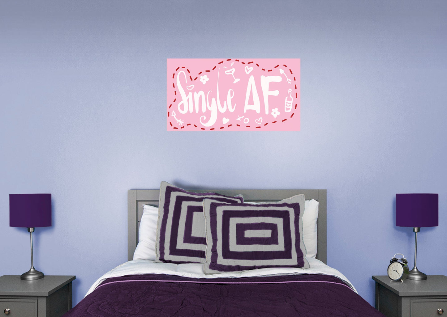 Single AF Pink        - Officially Licensed Big Moods Removable     Adhesive Decal