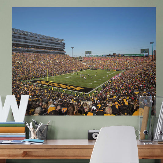 U of Iowa: Iowa Hawkeyes Kinnick Stadium Corner View Mural        - Officially Licensed NCAA Removable Wall   Adhesive Decal